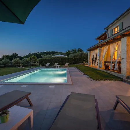 Villa Stella Polaris For 8 Persons In Istria With Private Pool, Sea View, Large Garden & Kids Playground Stuti