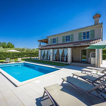 Stella Polaris For 8 Persons In Istria With Private Pool, Sea View, Large Garden & Kids Playground Villa