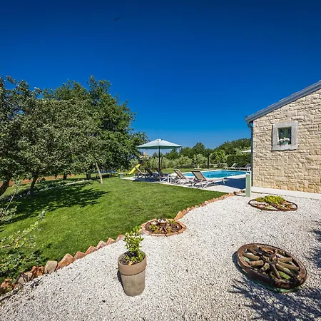 Stella Polaris For 8 Persons In Istria With Private Pool, Sea View, Large Garden & Kids Playground