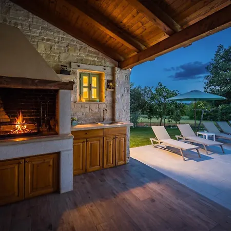 Stella Polaris For 8 Persons In Istria With Private Pool, Sea View, Large Garden & Kids Playground Stuti
