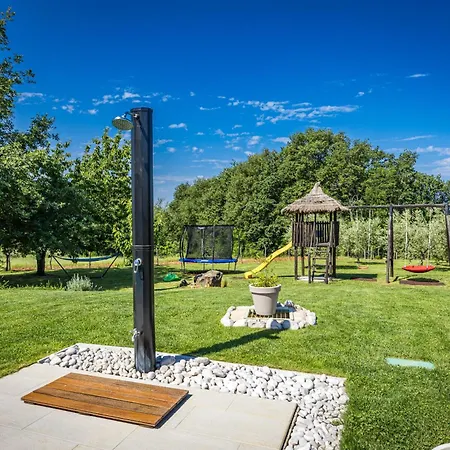 Stella Polaris For 8 Persons In Istria With Private Pool, Sea View, Large Garden & Kids Playground Villa
