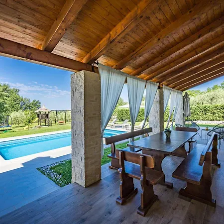 Stella Polaris For 8 Persons In Istria With Private Pool, Sea View, Large Garden & Kids Playground Villa