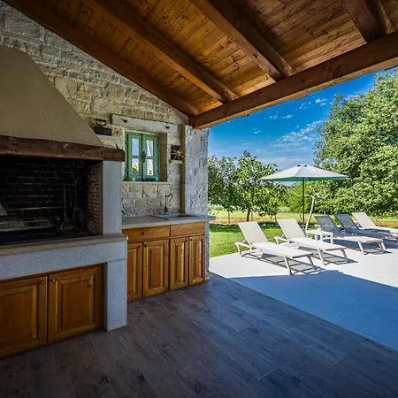 Stella Polaris For 8 Persons In Istria With Private Pool, Sea View, Large Garden & Kids Playground Villa *